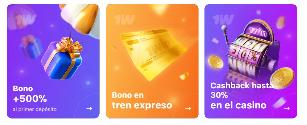 Bonos en el 1Win Casino Bonos 1Win Casino